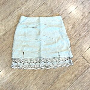 New Hem And Thread Women’s Linen Skirt